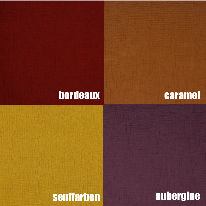 Musselintuch mit Namen - personalisiert