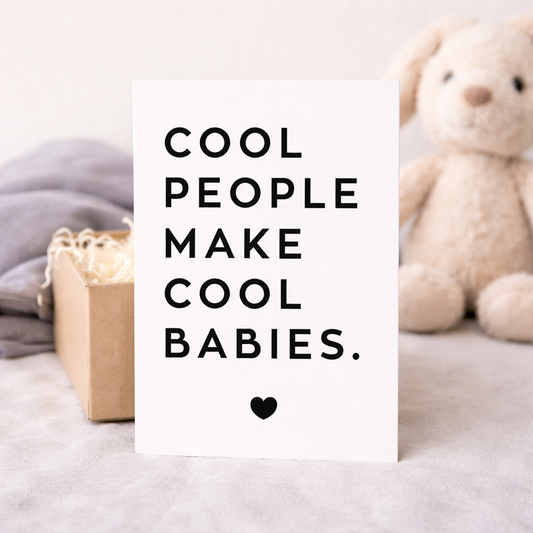 Karte | Postkarte zur Geburt | Geschenkkarte