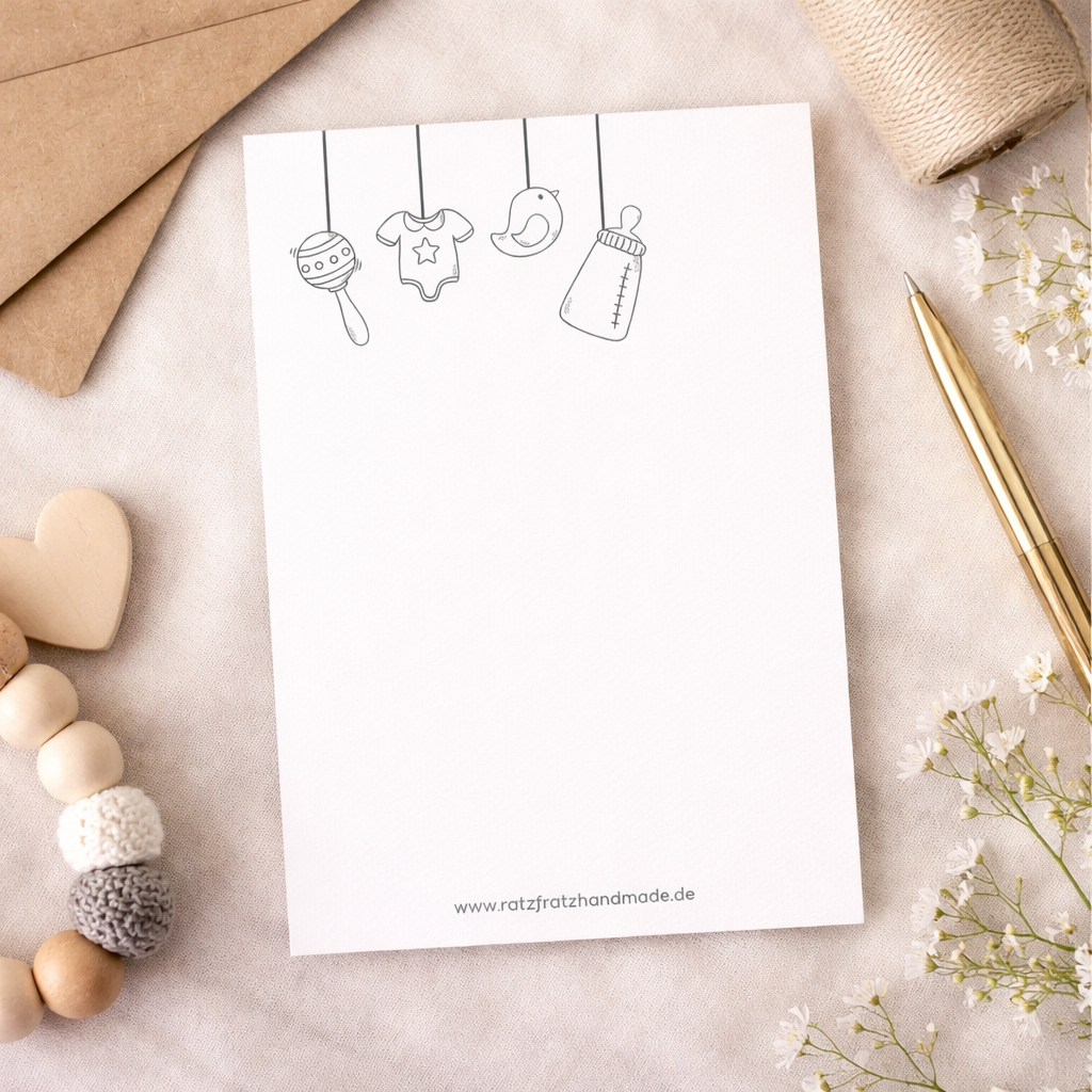 Karte | Postkarte zur Geburt | Geschenkkarte