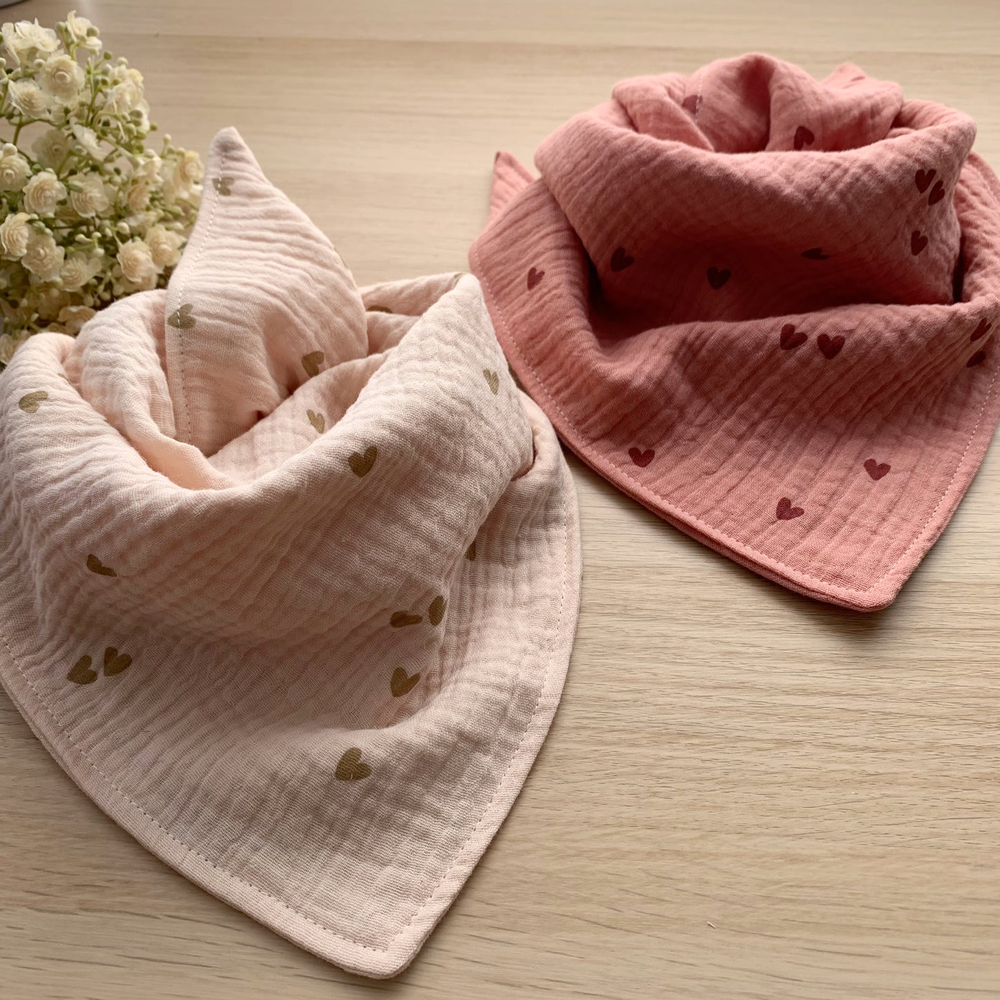 Dreieckstuch "Herzen"