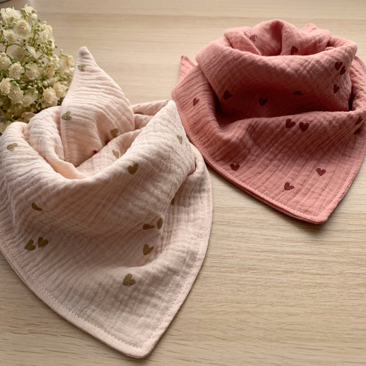 Dreieckstuch "Herzen"