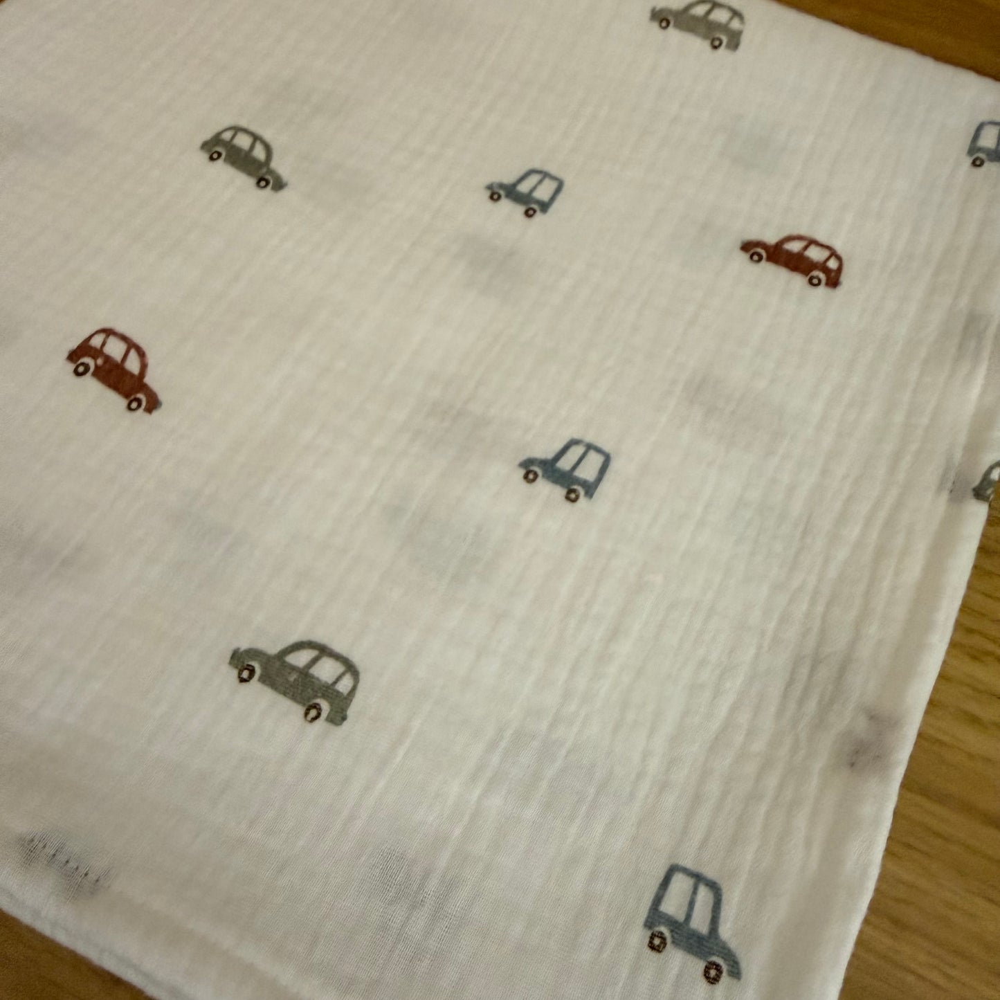 Musselin Spucktuch "Autos"