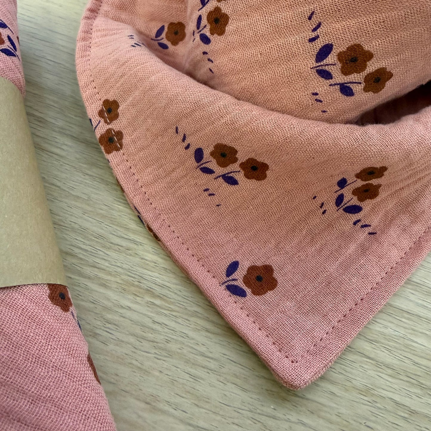 Dreieckstuch "Blumen blush"
