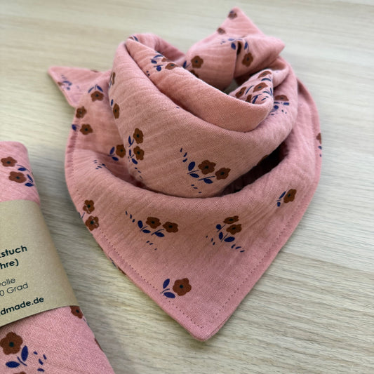 Dreieckstuch "Blumen blush"