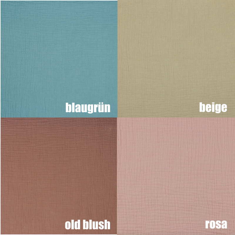 Musselintuch mit Namen - personalisiert