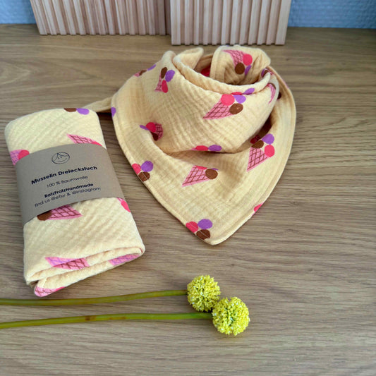 Dreieckstuch "Eis Eis Baby"