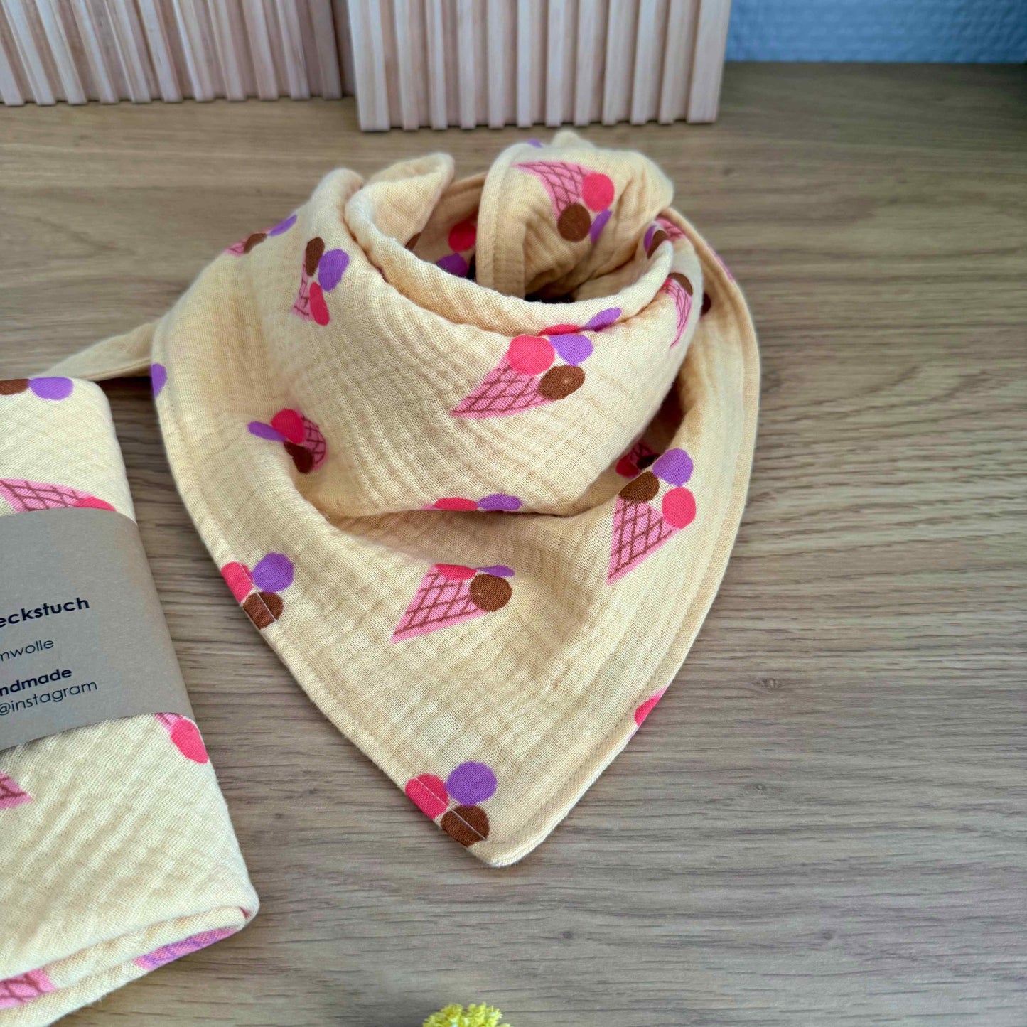 Dreieckstuch "Eis Eis Baby"